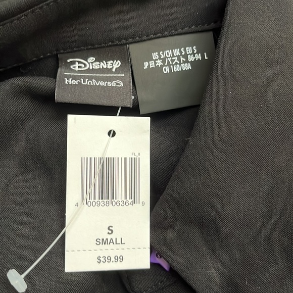 Disney Parks Her Universe Hocus Pocus Tie Front Shirt - Picture 5 of 9